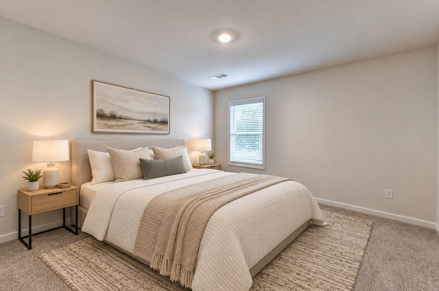 Additional bedroom view 2 — virtually staged
