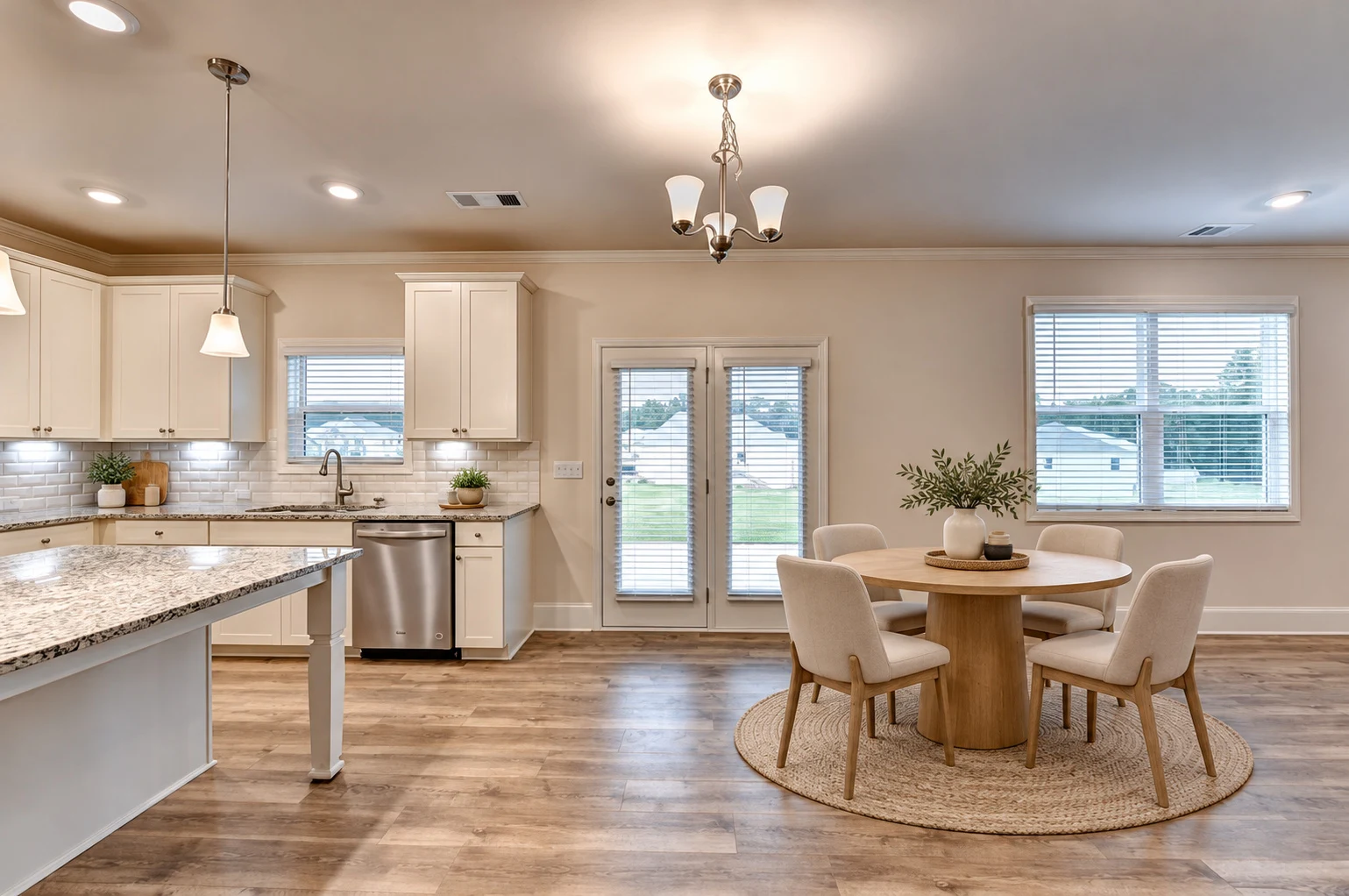 Breakfast area — virtually staged