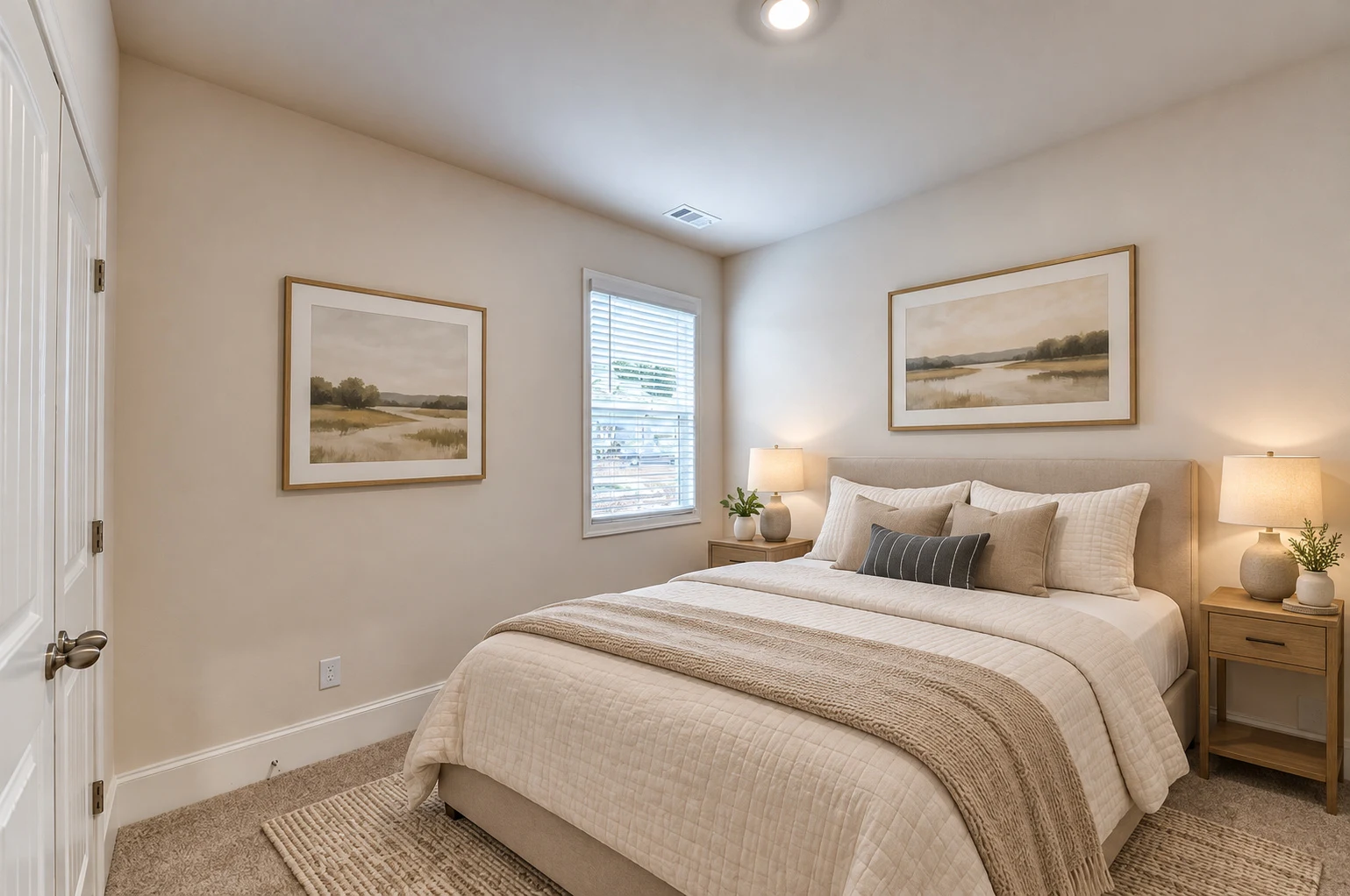 Main-level flex room — virtually staged